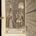 1730 Works of MOLIERE French Literature Misanthrope School for Wives 8v SET