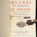 1730 Works of MOLIERE French Literature Misanthrope School for Wives 8v SET