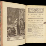 1730 Works of MOLIERE French Literature Misanthrope School for Wives 8v SET
