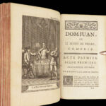 1730 Works of MOLIERE French Literature Misanthrope School for Wives 8v SET