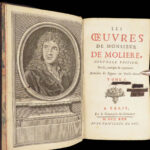 1730 Works of MOLIERE French Literature Misanthrope School for Wives 8v SET