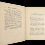 1903 Works of Edgar Allan Poe Raven | Famous 5v Raven Edition w Becher Art