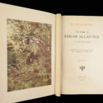 1903 Works of Edgar Allan Poe Raven | Famous 5v Raven Edition w Becher Art