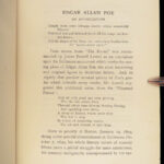 1903 Works of Edgar Allan Poe Raven | Famous 5v Raven Edition w Becher Art