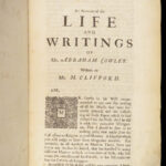 The Works of Mr. Abraham Cowley – 1678 | Fine Leather Folio