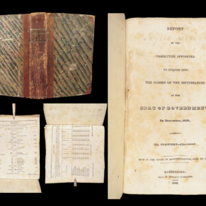 1839 Pennsylvania Government Correspondence   Charles Penrose Buckshot War riots