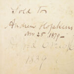 1839 Pennsylvania Government Correspondence   Charles Penrose Buckshot War riots