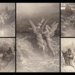 1888 Rime of Ancient Mariner by Samuel Coleridge | Gustave Dore Art | Huge Tome