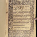 Assertionum Martini Lutheri Confutatio – John Fisher – 1525 | Bound in Manuscript