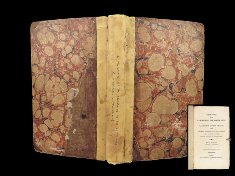 Image of 1821 WAR of 1812 1st ed British Army Campaigns Lamber Pakenham New Orleans