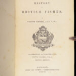 A History of British Fishes –Yarrell – 1841 | Angling Woodcuts | 3v Fine Binding