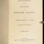 A History of British Fishes –Yarrell – 1841 | Angling Woodcuts | 3v Fine Binding
