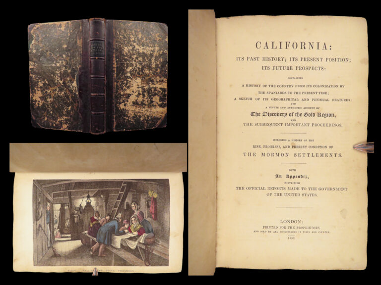 Image of California – G. A. Fleming – 1850 | Gold Rush, Mormon Reports, 7 Color Plates