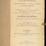 California – G. A. Fleming – 1850 | Gold Rush, Mormon Reports, 7 Color Plates