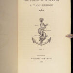 1836 Samuel Taylor Coleridge – Poetical Works | Zaehnsdorf Fine Leather 3v
