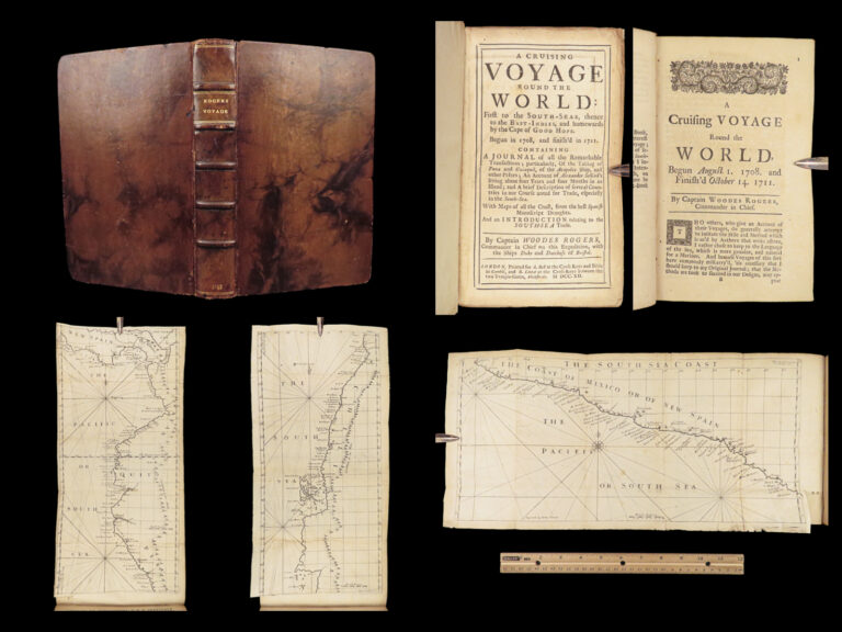 Image of A Cruising Voyage Round the World – Woodes Rogers, 1712 | First Edition with Maps