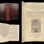 Opera – Cyprian of Carthage – 1589 | Antwerp Manuzio | Fine Binding