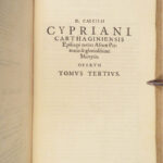 Opera – Cyprian of Carthage – 1589 | Antwerp Manuzio | Fine Binding