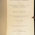 1890 In Darkest Africa 1st ed by Henry Stanley | David Livingstone Expedition