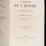 La Descendance de l’Homme – Charles Darwin – 1872 | First French Edition in Publisher’s Cloth
