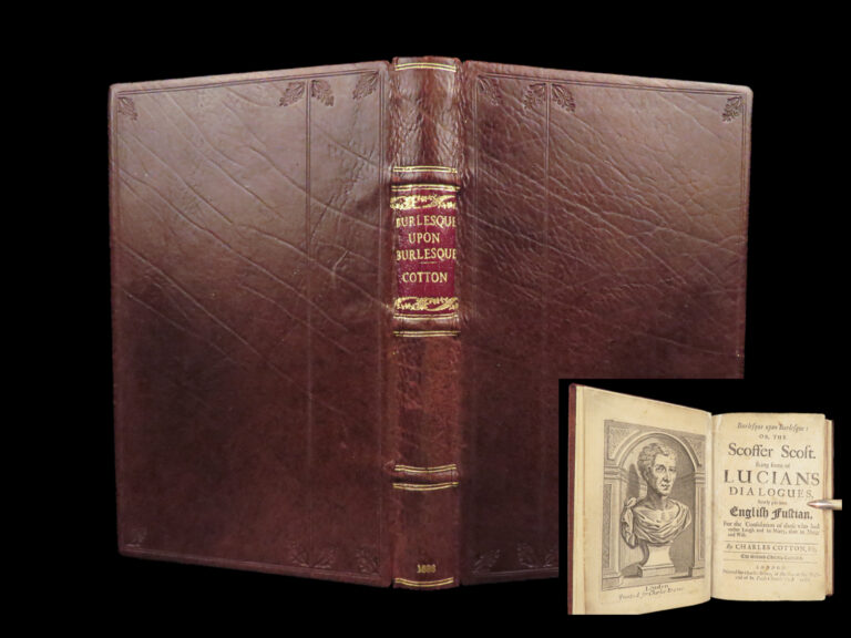 Image of Burlesque upon Burlesque – Lucian; Charles Cotton – 1686 | English Satirical Dialogues
