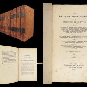 1829 Diplomatic Correspondence in American Revolution | 1st ed Letters 12v