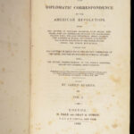 1829 Diplomatic Correspondence in American Revolution | 1st ed Letters 12v