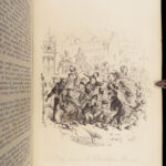 1848 Charles Dickens 1st ed Dombey & Son | Illustrated by Phiz | Leather