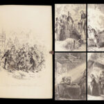 1848 Charles Dickens 1st ed Dombey & Son | Illustrated by Phiz | Leather