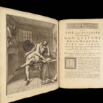 1742 Don Quixote – Cervantes de la Mancha | Jarvis 1st ed English | Illustrated 2v