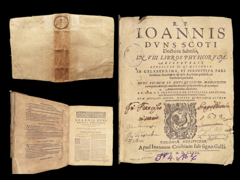 Image of Ioannis Duns Scoti – John Duns Scotus – 1618 | Commentary on Aristotle’s Physics