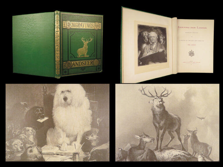 Image of Engravings from Landseer – Edwin Landseer – 1876 | 1st American edition Folio
