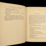 A Farewell to Arms – Ernest Hemingway – 1929 | Scribner First Edition
