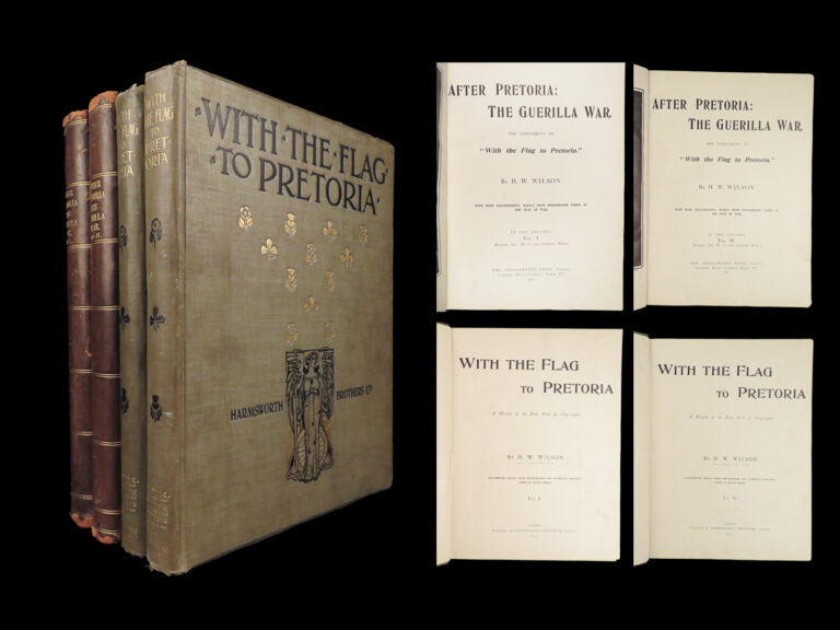 Image of 1900 With the Flag to Pretoria | Boer War in South Africa | Illustrated MAPS 4v