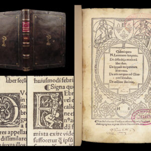 Galeni Opera – Galen – 1514 | First Estienne Edition, Niccolò Leoniceno Medical Commentary