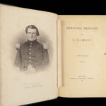 1885 Civil War Memoirs of Ulysses S Grant | 1st edition 2v | Maps