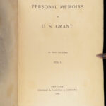 1885 Civil War Memoirs of Ulysses S Grant | 1st edition 2v | Maps