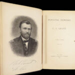 1885 Civil War Memoirs of Ulysses S Grant | 1st edition 2v | Maps & Leather