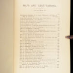 1885 Civil War Memoirs of Ulysses S Grant | 1st edition 2v | Maps & Leather