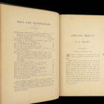 1885 Civil War Memoirs of Ulysses S Grant | 1st edition 2v | Maps