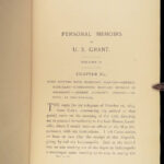 1885 Civil War Memoirs of Ulysses S Grant | 1st edition 2v | Maps