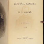 1885 Civil War Memoirs of Ulysses S Grant | 1st edition 2v | Maps