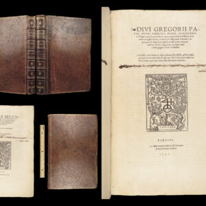 Divi Gregorii Papae Omnia Opera – Gregory I – 1542 | Huge Folio Edition in Latin