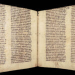 Handwritten Manuscript Leaves – Latin – 15th Century | Vellum Breviary or Missal Fragments