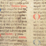 Handwritten Manuscript Leaves – Latin – 15th Century | Vellum Breviary or Missal Fragments