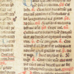 Handwritten Manuscript Leaves – Latin – 15th Century | Vellum Breviary or Missal Fragments
