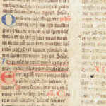 Handwritten Manuscript Leaves – Latin – 15th Century | Vellum Breviary or Missal Fragments