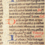 Handwritten Manuscript Leaves – Latin – 15th Century | Vellum Breviary or Missal Fragments