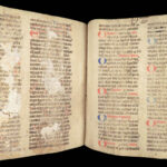 Handwritten Manuscript Leaves – Latin – 15th Century | Vellum Breviary or Missal Fragments