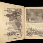 1861 Harper’s Weekly | CIVIL WAR Abe Lincoln Inaug.  | Missouri GHOSTS Davis